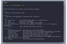 Arduino CLI获得命令行完成，外部程序员支持等