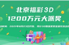 北京福彩“3D”游戏1200万元大派奖及营销活动即将落幕! 北京福彩“3D”游戏1200万元大派奖及营销活动即将落幕!