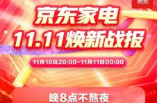 京东家电11.11主场引爆圆满收官 百大品牌竞速刷新销售纪录